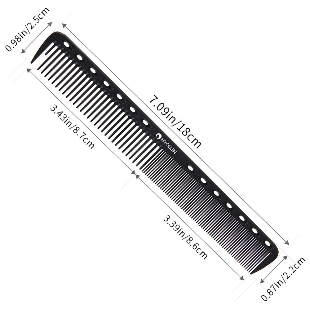 HYOUJIN 605 professional barber comb with comfortable grip.
