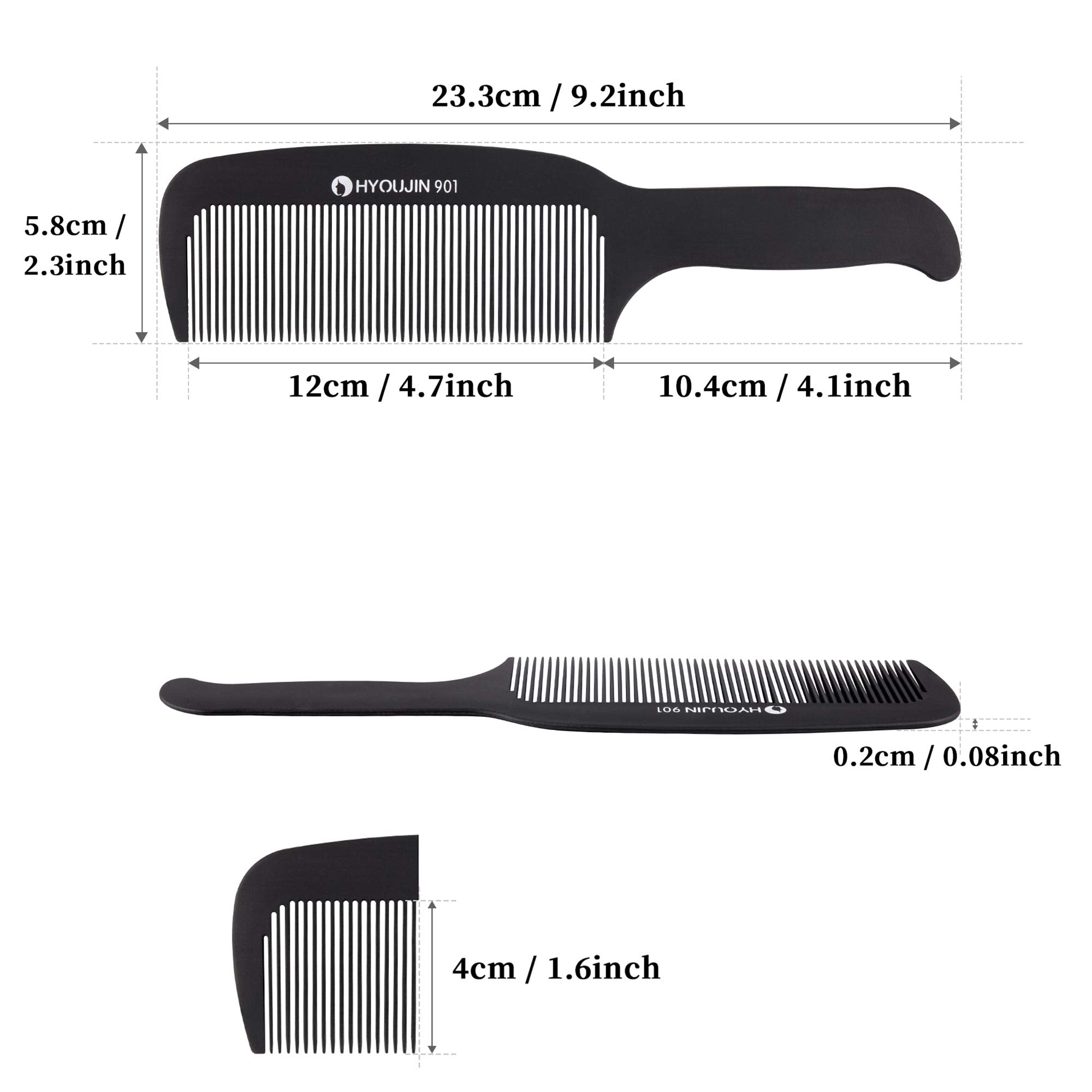 HYOUJIN 901 lightweight 23g clipper comb for comfortable use.