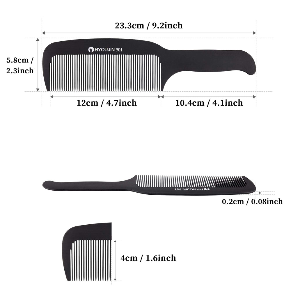 HYOUJIN 901 lightweight 23g clipper comb for comfortable use.