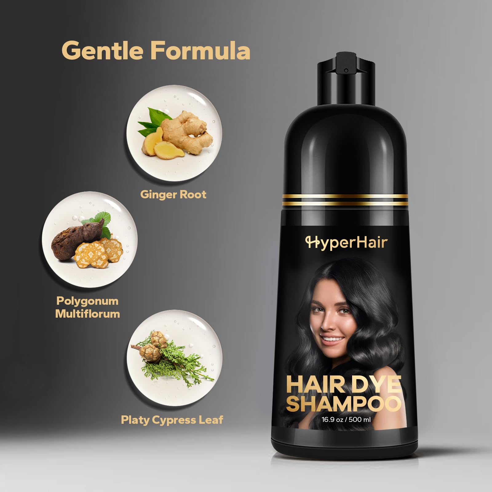 HyperHair cabello-brilliante-seco sugiere un resultado suave tras el tratamiento.