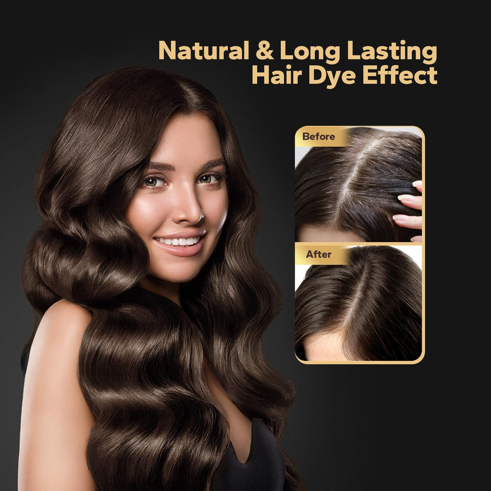 HyperHair shampoo tinte color natural y cobertura de canas.