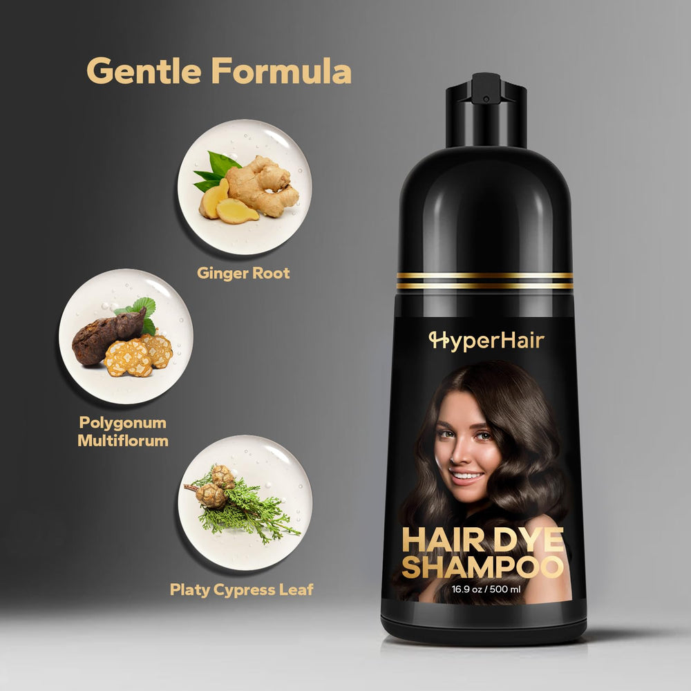 HyperHair fórmula suave cuida mientras colorea.