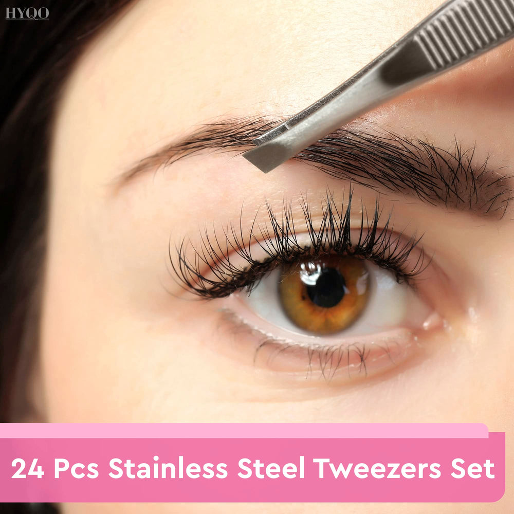 HYQO home-use tweezers set kept within reach at home