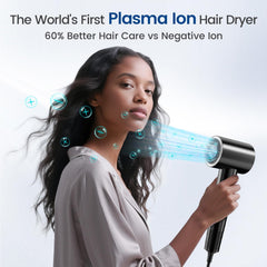 Hyspeedh hair dryer nozzle attachment enables directed airflow for precise styling.