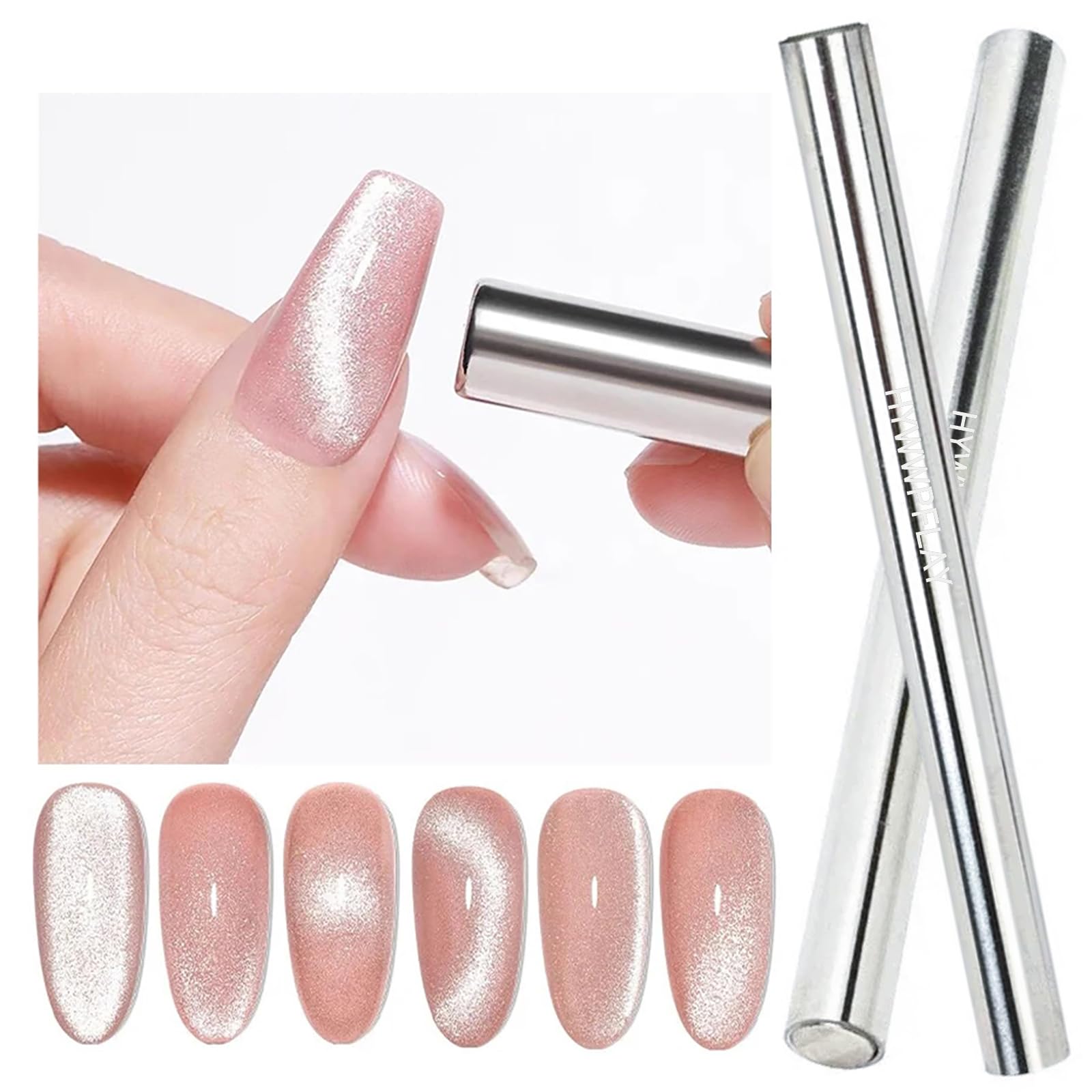 HYWWPFLAY kit imanes uñas ojo de gato para crear efectos rápidos