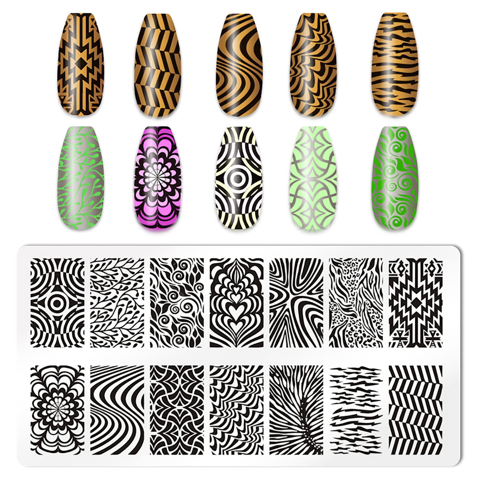 HYWWPFLAY nail stamper for precise image transfer on nails