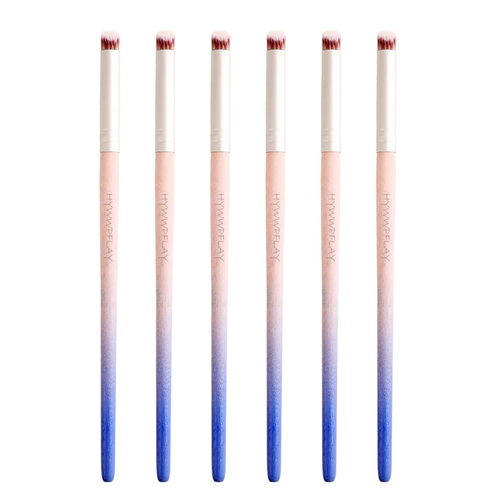 HYWWPFLAY ombre nail brush with wooden handle for smooth gradient application