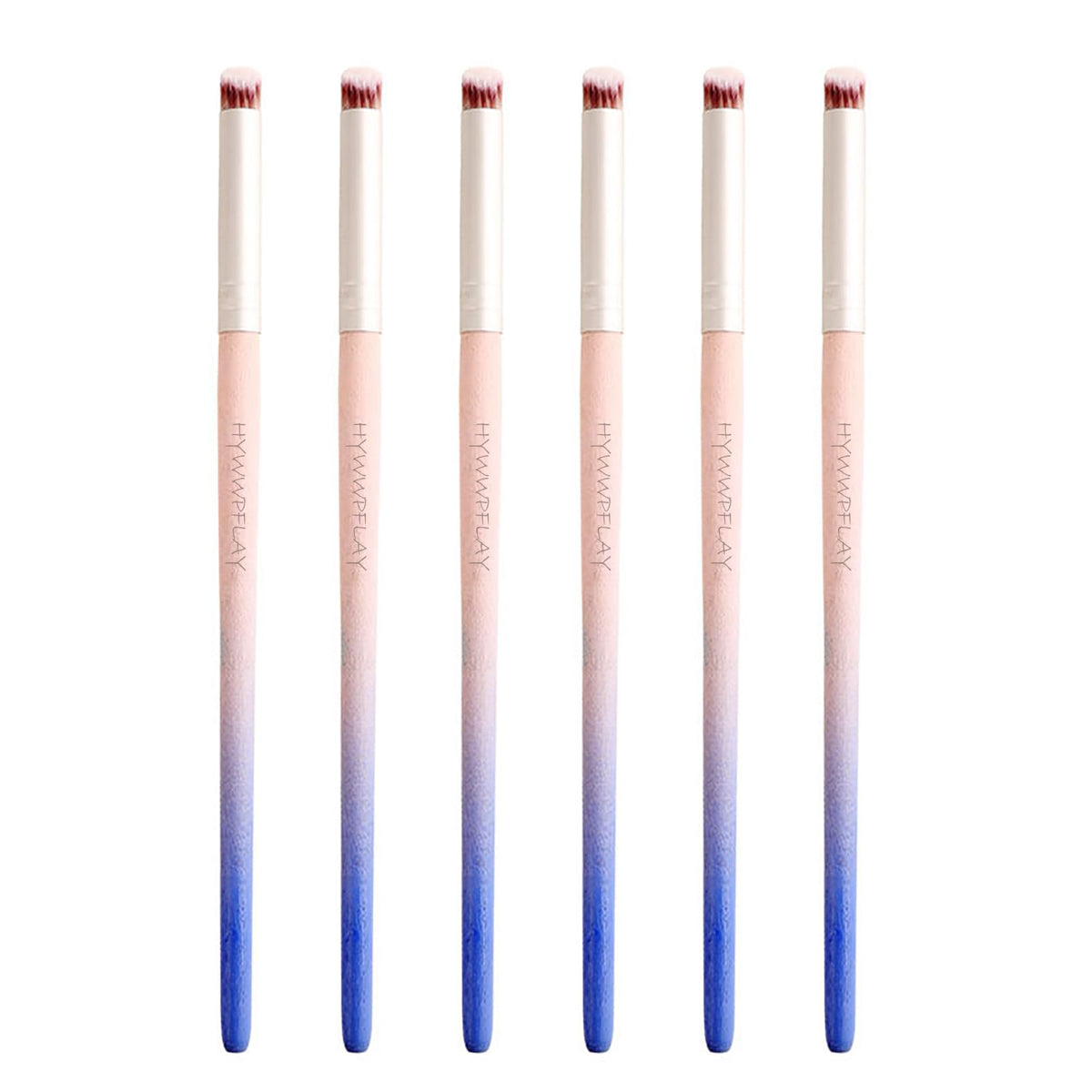 HYWWPFLAY ombre nail brush with wooden handle for smooth gradient application