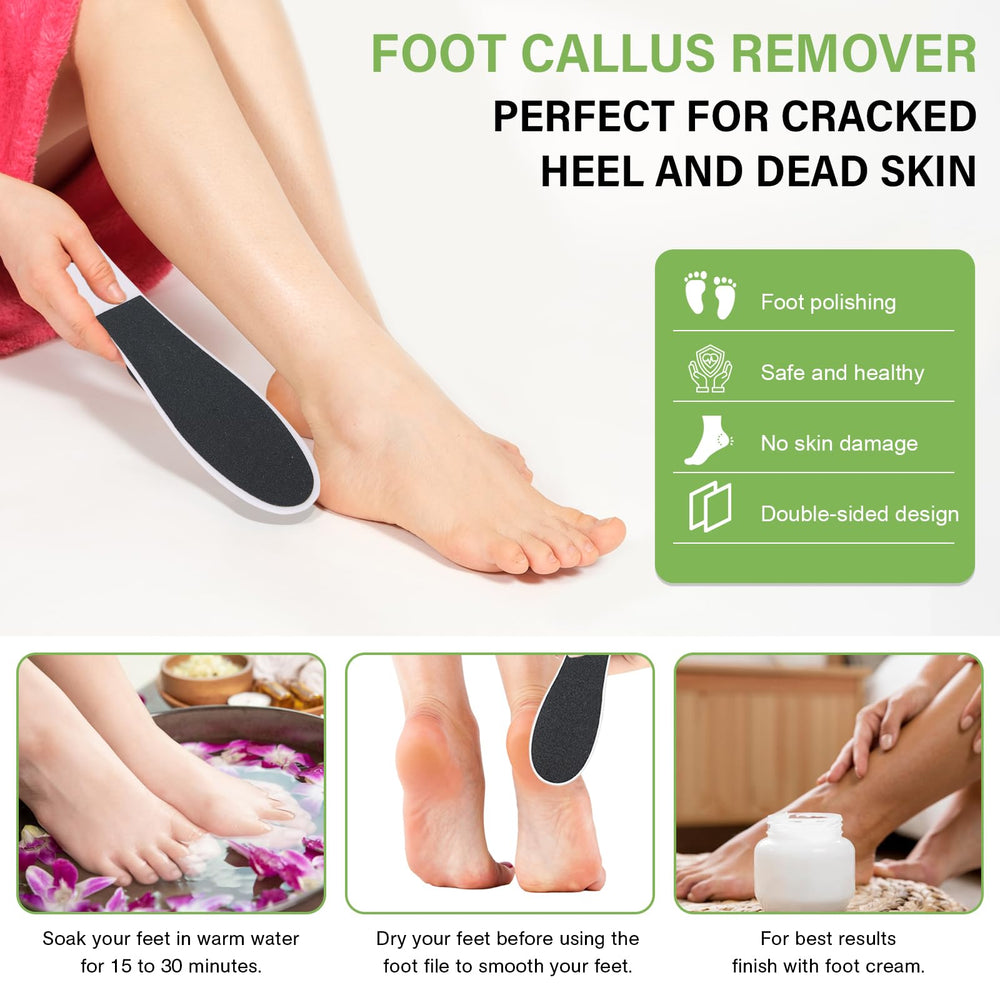 HZMM coarse sandpaper side for thick calluses.