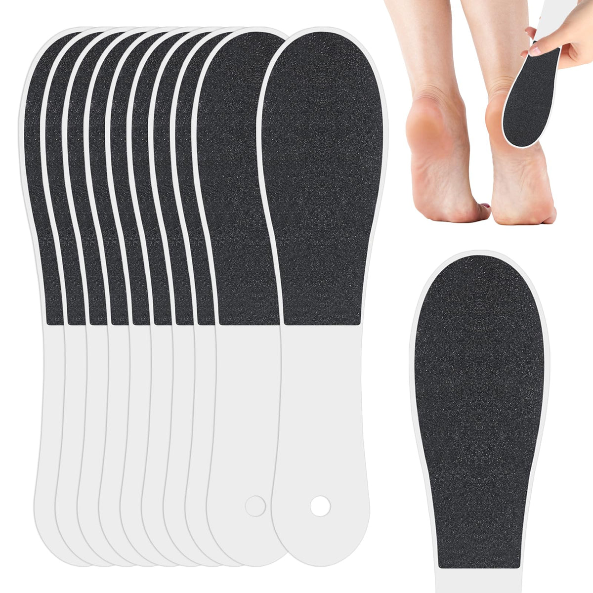 HZMM dual-sided foot file for effective callus removal at home.
