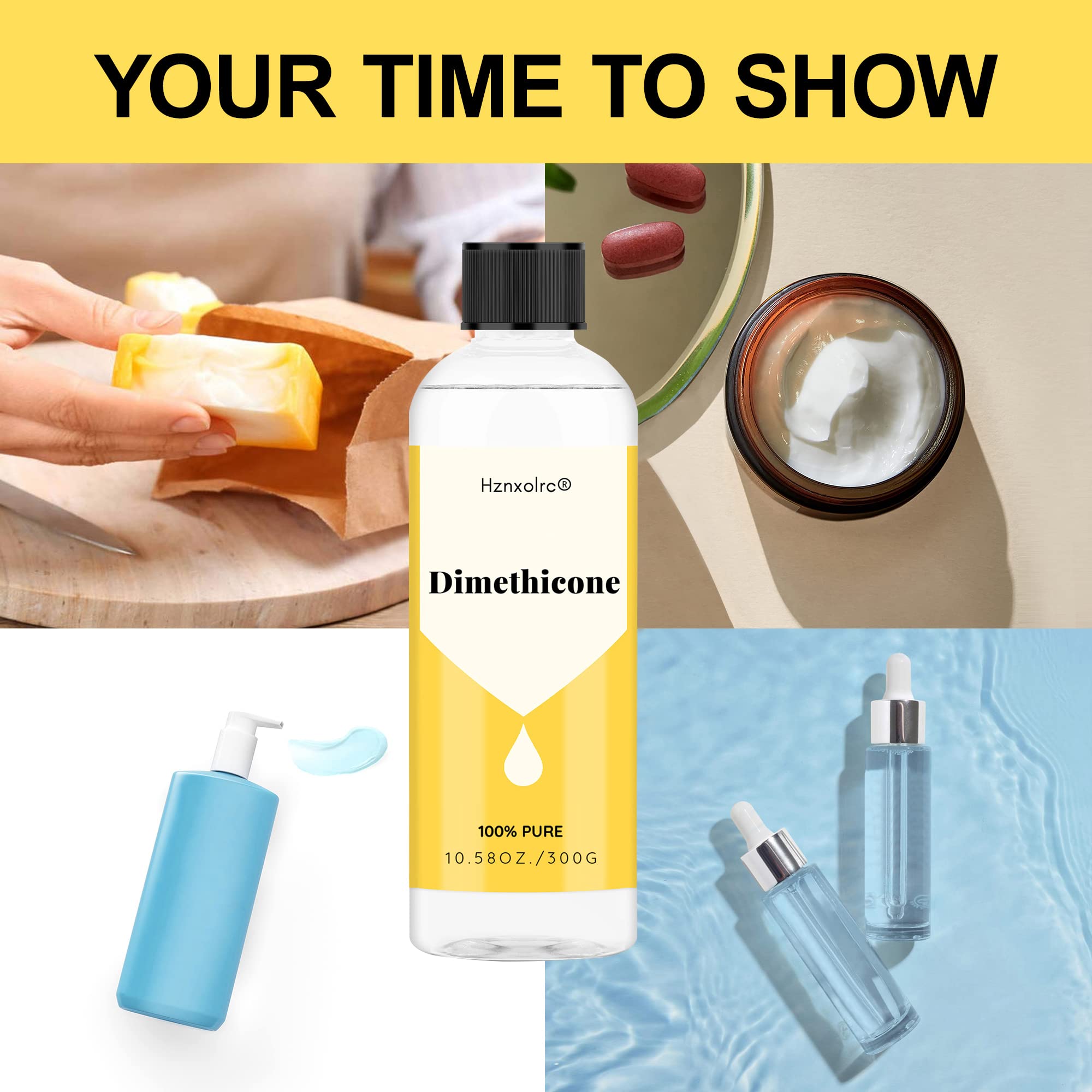 Dimeticona Hznxolrc para cuerpo, crema suave y humectante