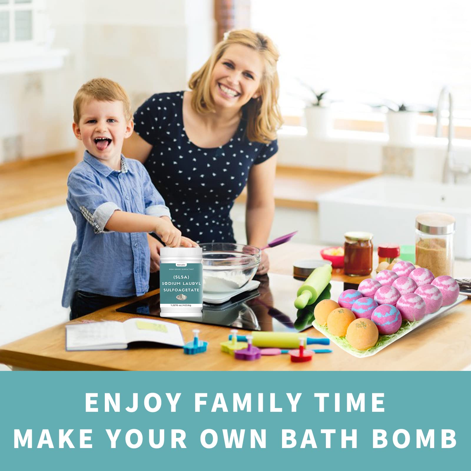 Fácil de usar en recetas de belleza y baño caseras.
