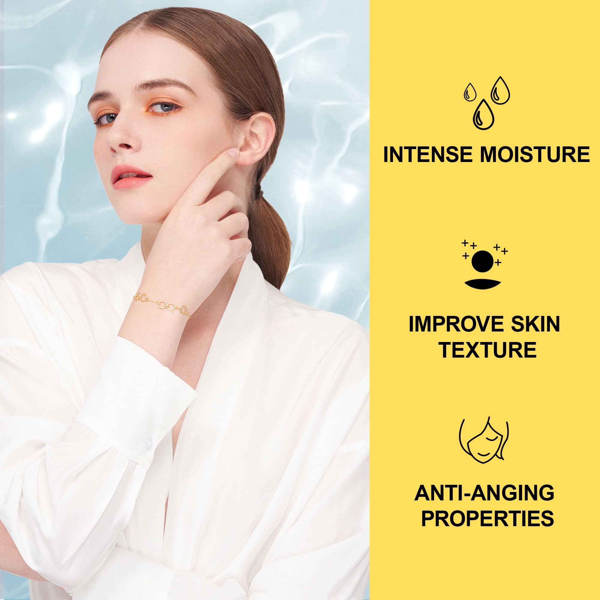 Hznxolrc Rose Hidrosol con atomizador, bruma facial diaria lista para usar.