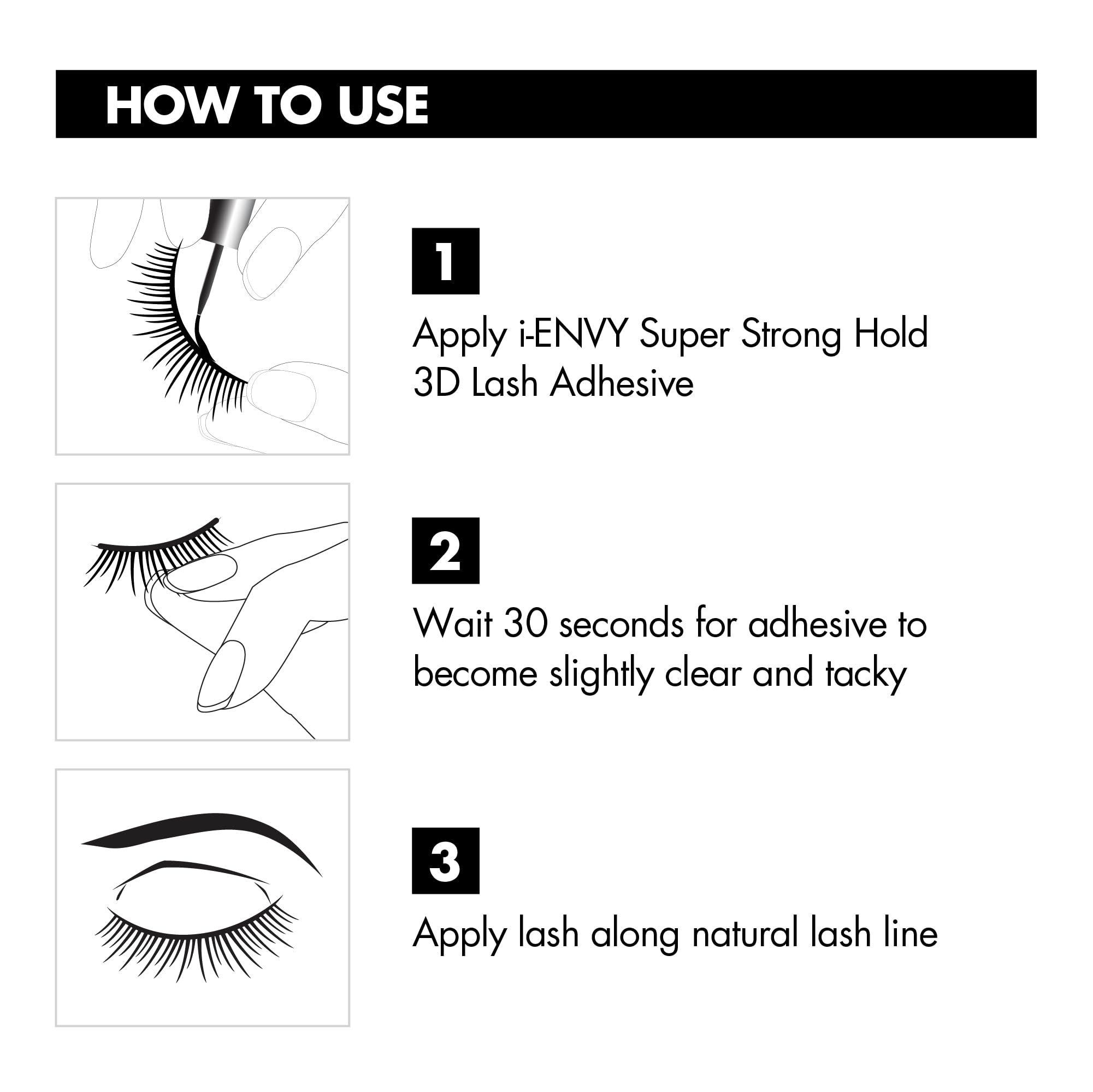 iENVY hypoallergenic formula is gentle for sensitive eyes.