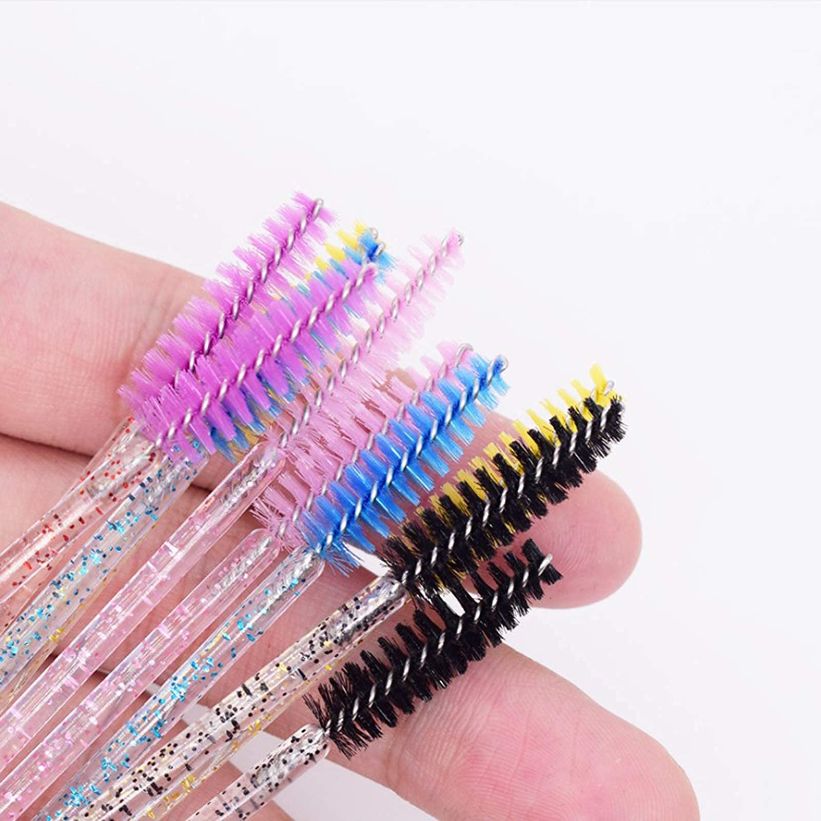 i-laesh crystal pink kit for quick lash and brow grooming.