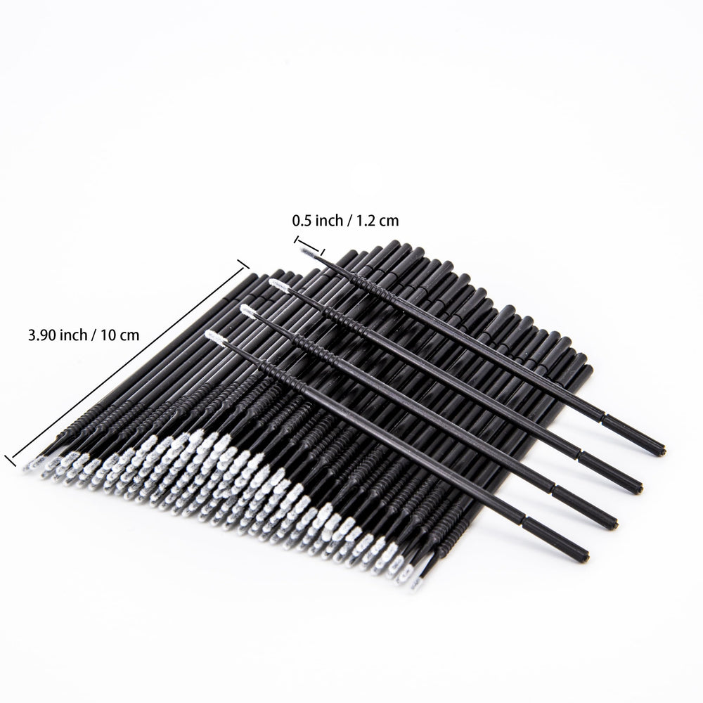 i-Laesh micro brushes bendable handle allows angles to reach tight spots for detailed work.