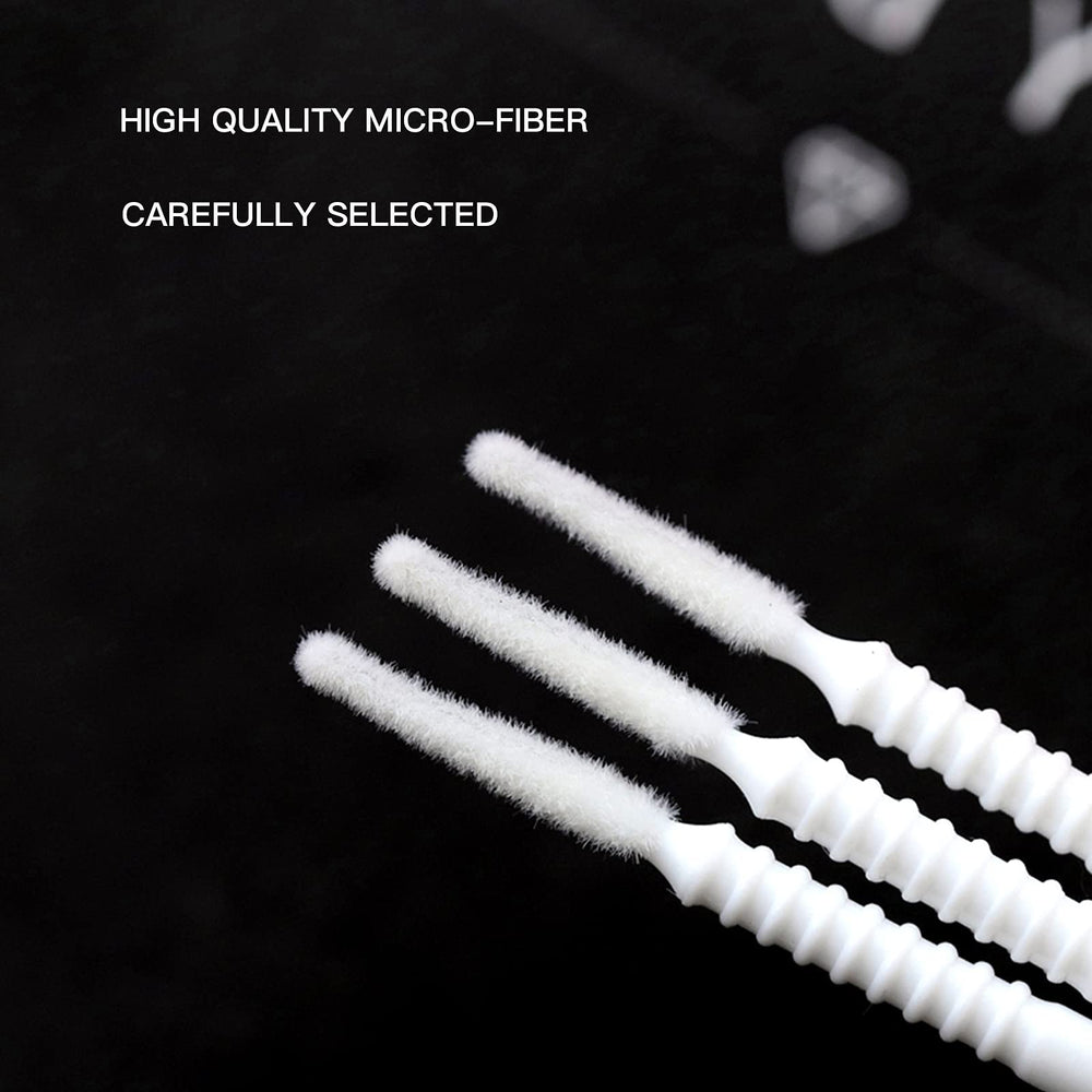 i-Laesh micro brushes longer head design offers greater control and less waste.