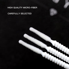 i-Laesh micro brushes longer head design offers greater control and less waste.