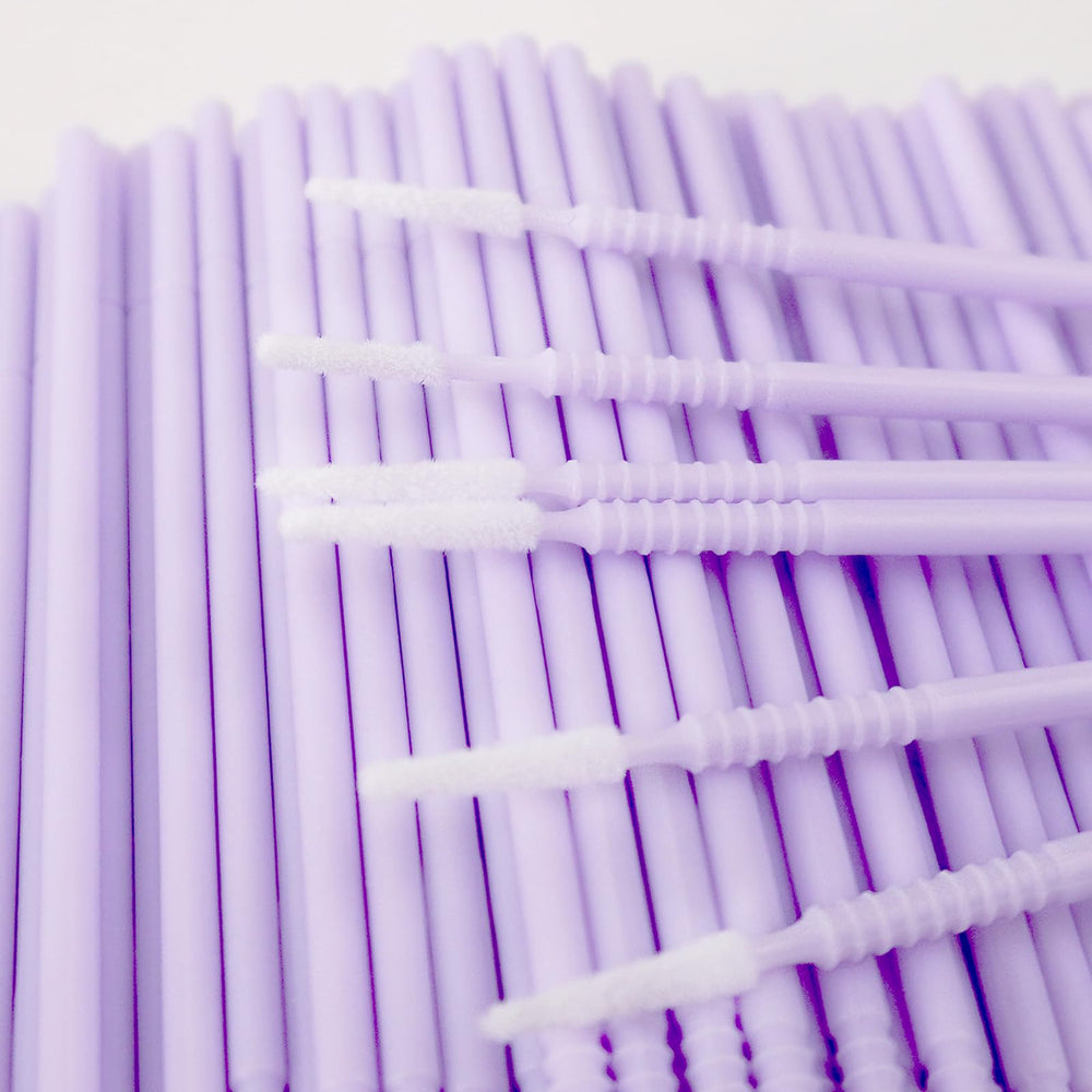 i-laesh microswab bristles close-up dense and soft for precision