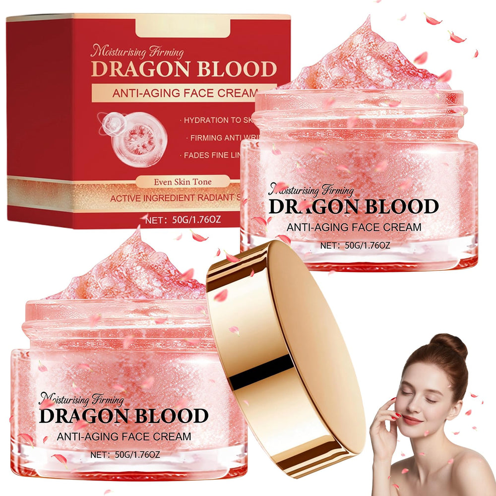 Iaolose Crema Sangre de Dragón, botella visible, hidratación diaria para piel radiante.