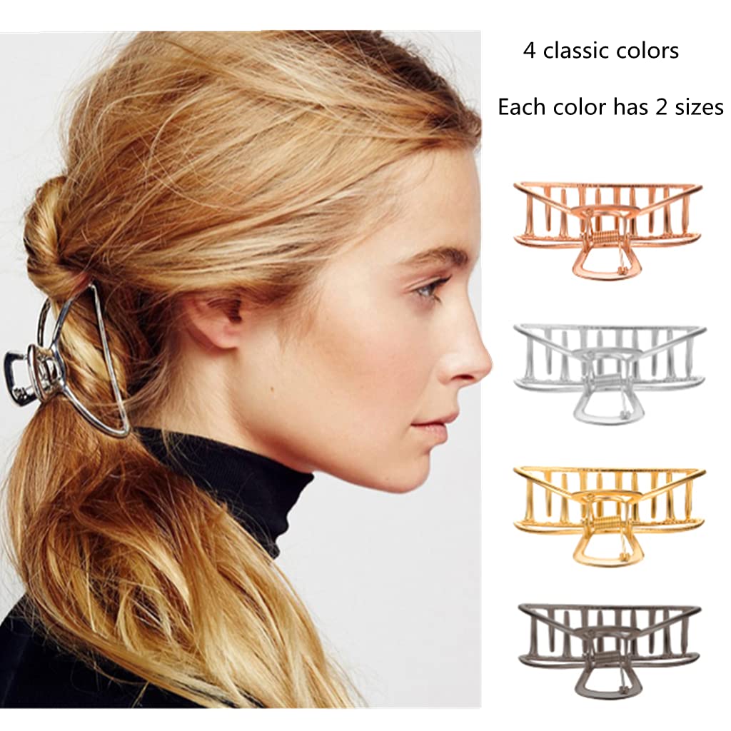 IAXSEE pinza pelo mujer metalico con diseño moderno para estilos diarios.