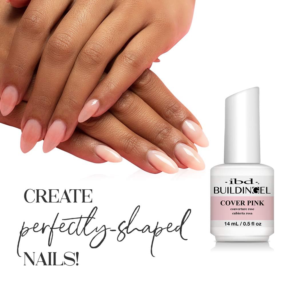IBD Building Gel para una aplicación fácil y controlada en uñas.