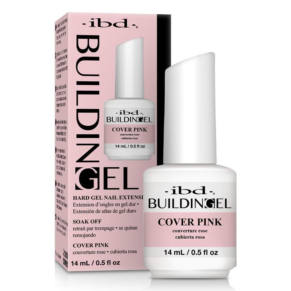IBD Building Gel con brocha Guardian integrada para aplicación precisa.