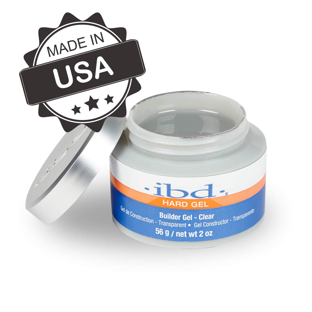IBD gel brillo duradero, mantiene uñas brillantes semanas.