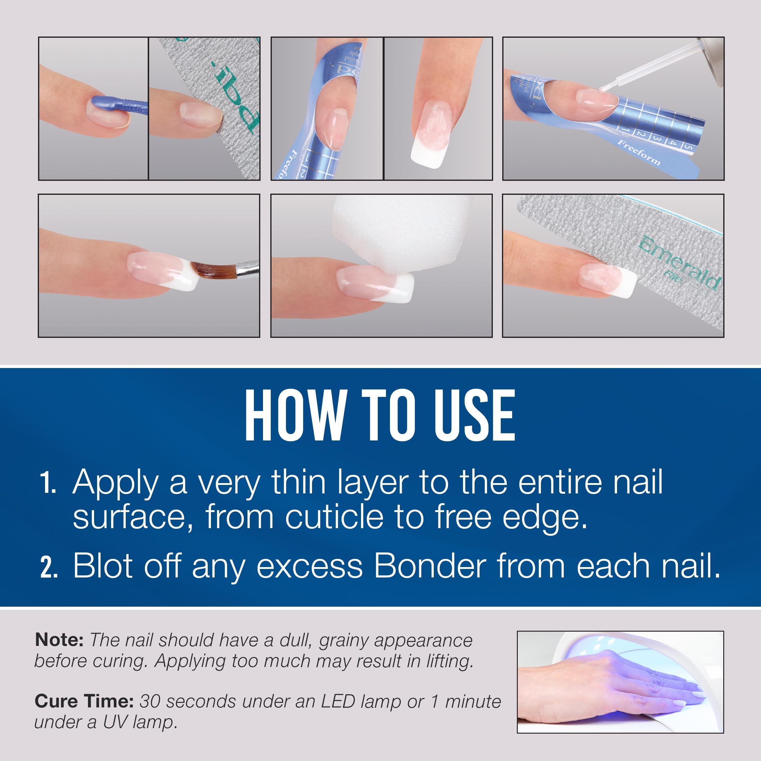 IBD primer preps natural nails for gel enhancements