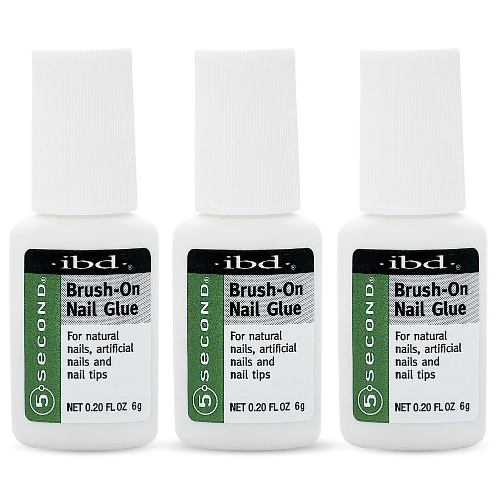 IBD pegamento de uñas con pincel, cinco segundos de secado para uñas postizas