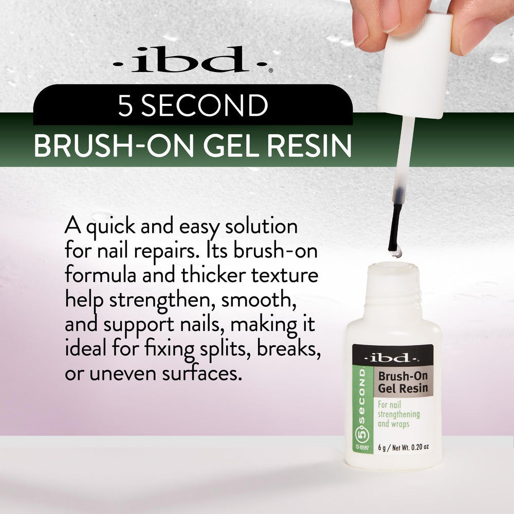 IBD reparación roturas uñas con gel resina para fijación duradera.