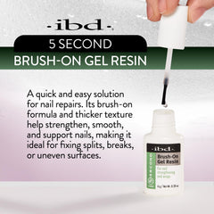 IBD reparación roturas uñas con gel resina para fijación duradera.