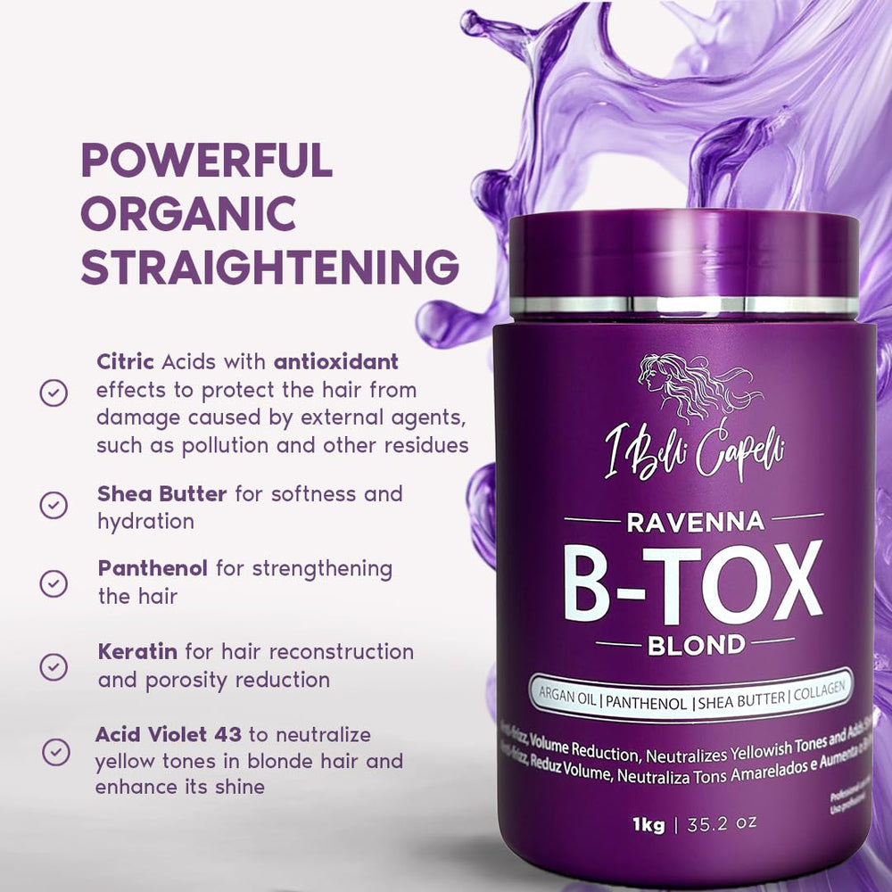 I Belli Capelli Ravenna B-ToX application on towel-dried hair prep