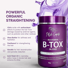 I Belli Capelli Ravenna B-ToX application on towel-dried hair prep