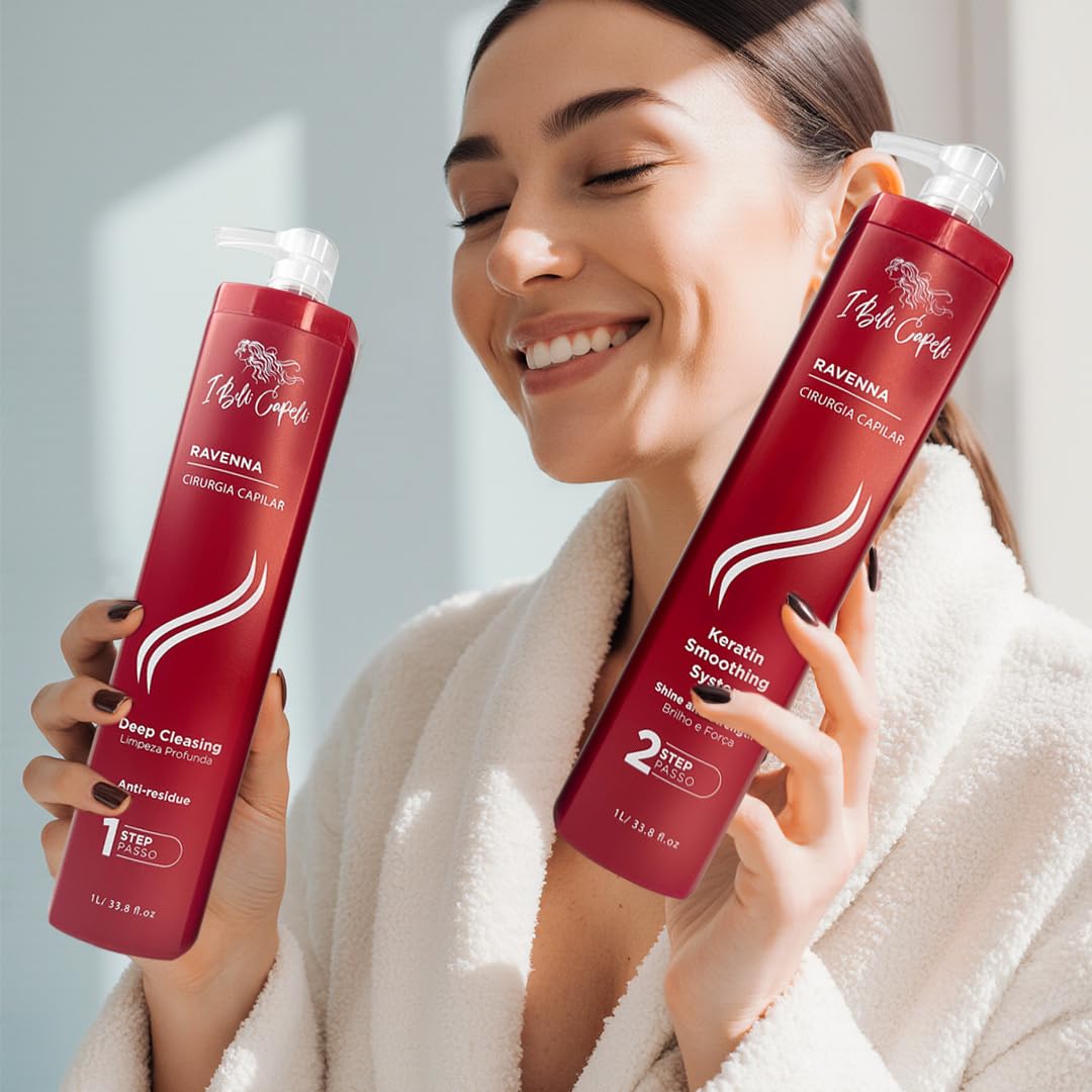 I Belli Capelli Ravenna results photo showing smoother, shinier hair