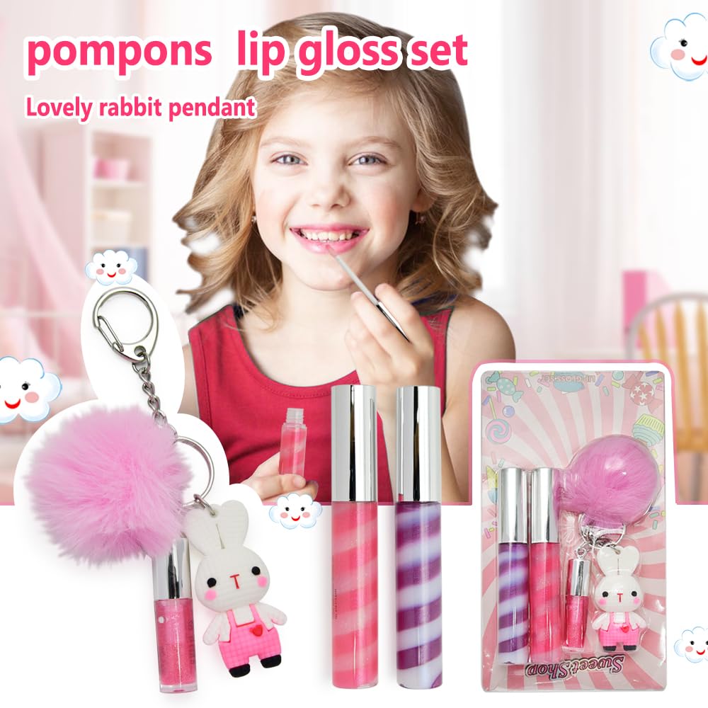 IBI Makeup donut-shaped gloss, playful design for kids' lip care on the go