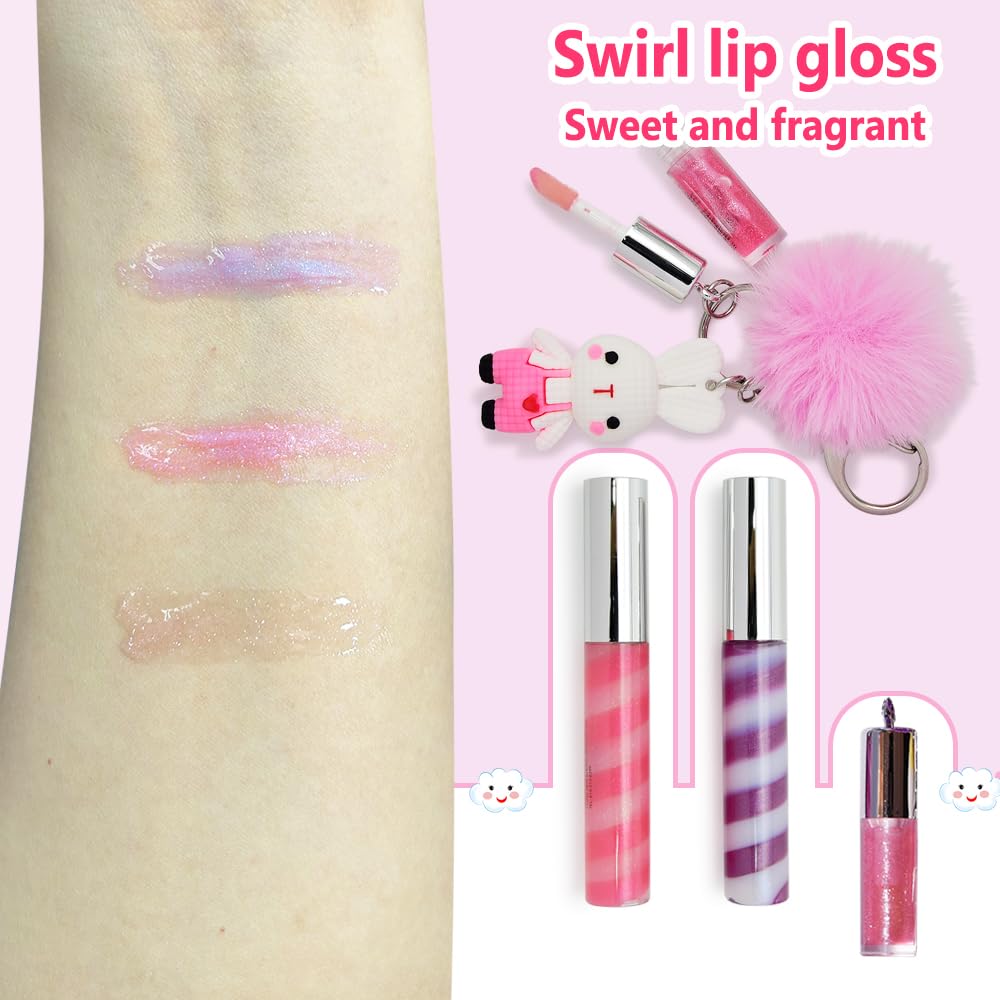 IBI Makeup shimmering gloss with bright tubes, adds subtle sparkle to daily routines