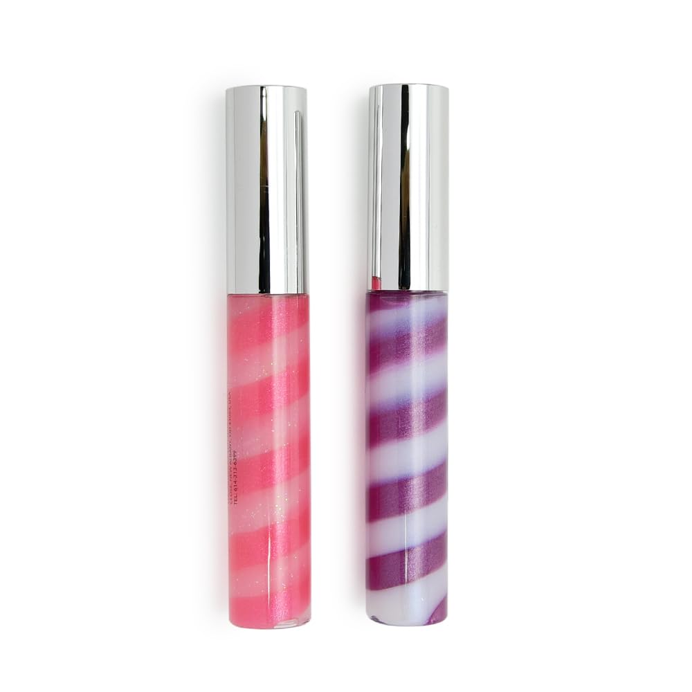 IBI Makeup rainbow gloss colors, perfect for birthdays and sleepovers