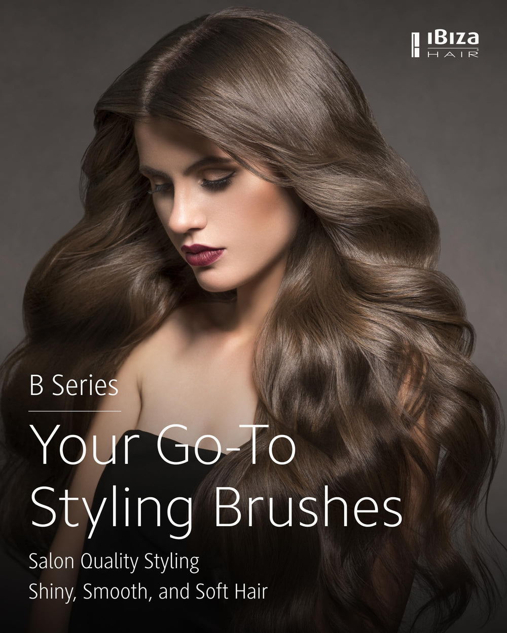 Ibiza Hair blonde bristles closeup for detangling and shine