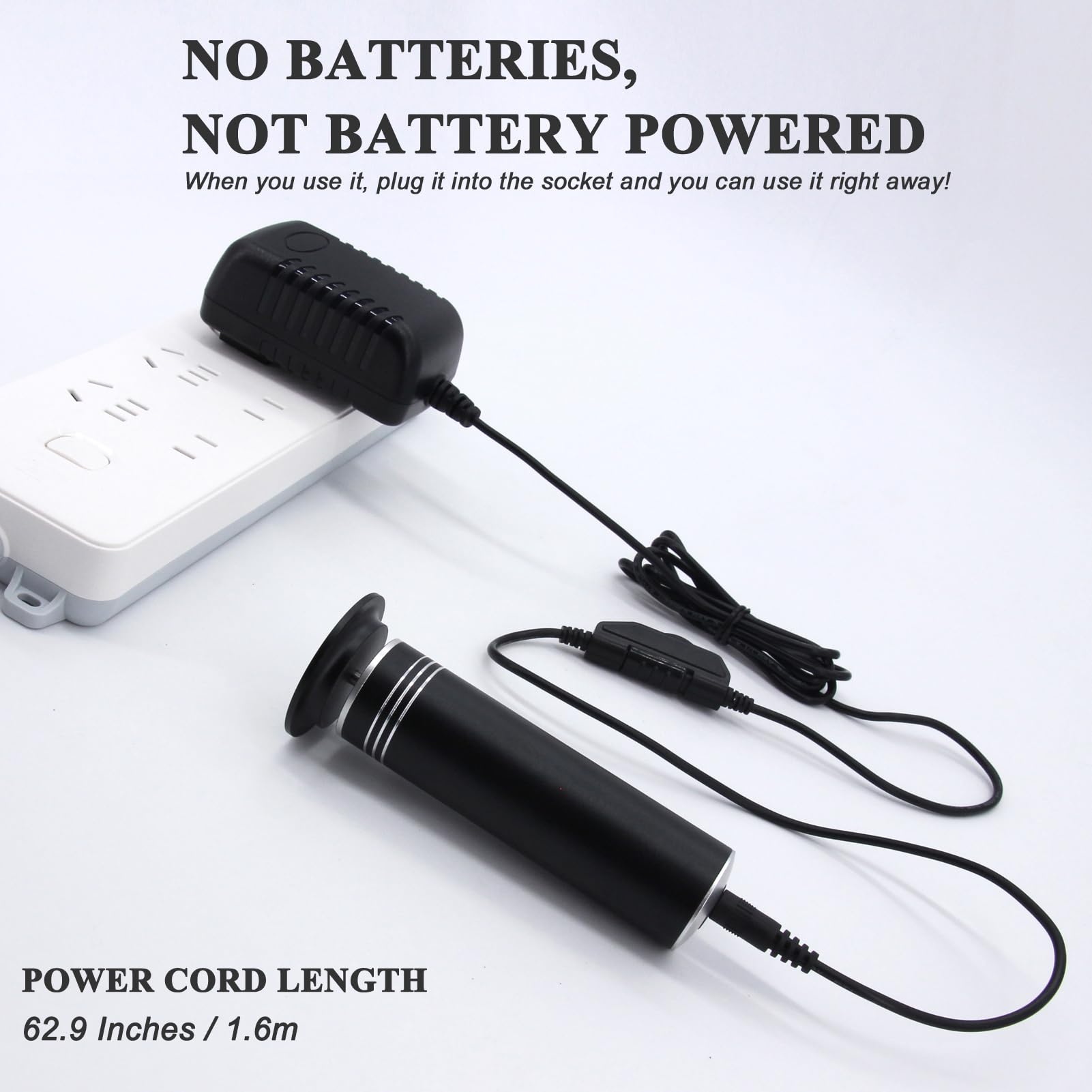 I·B·N G Outlet-powered design enables uninterrupted use without charging breaks.