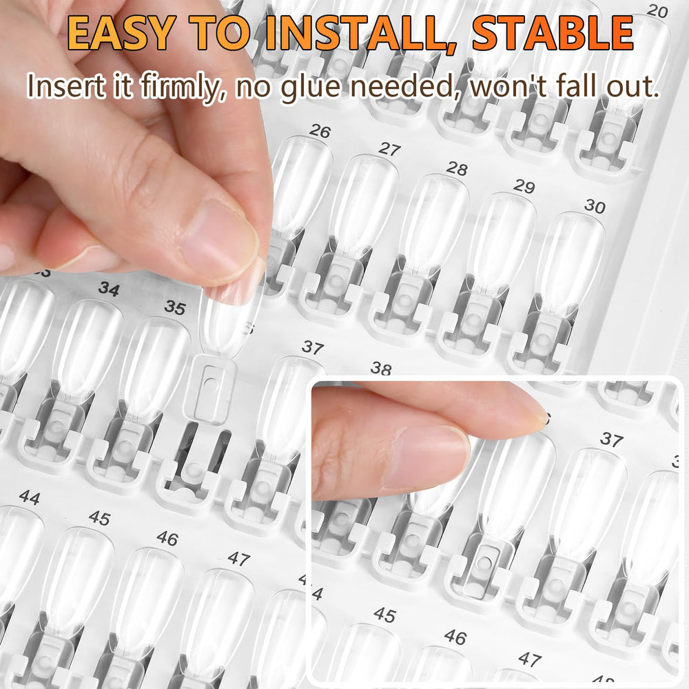 I·B·N G C11 detachable nail tips allow flexible color organization.