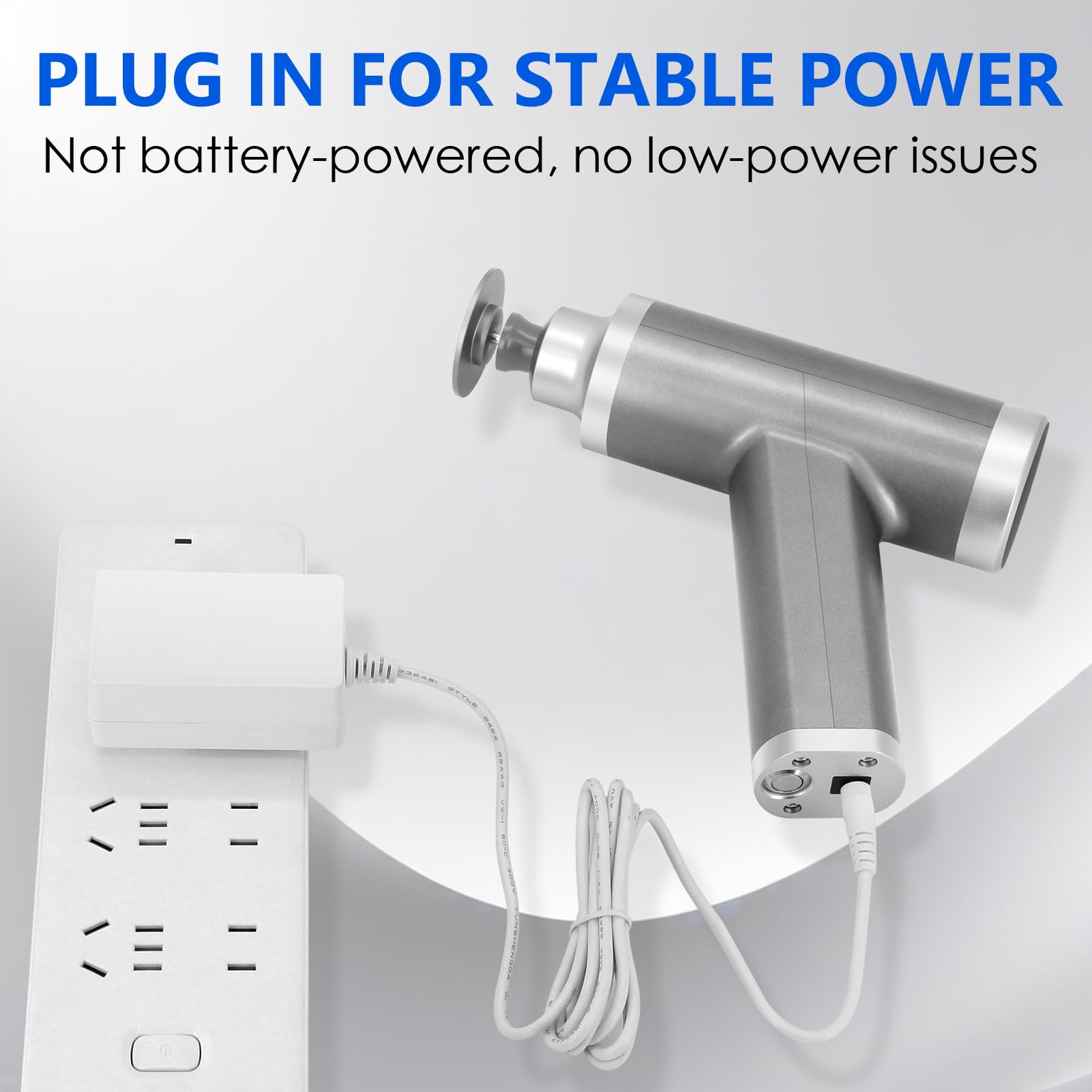 IBN G corded power design ensures steady operation during use