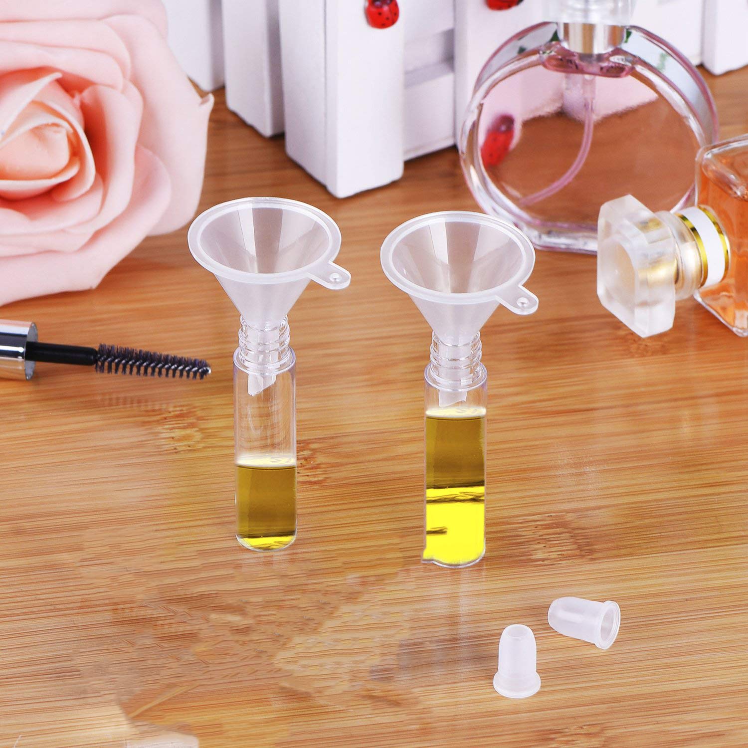 ICEYLI tubo transparente 10ml, diseño claro para ver contenido