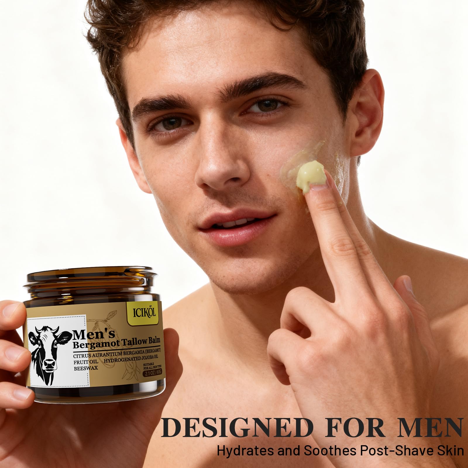 ICIKOL miel de Manuka mejora la nutrición de la piel y barba.