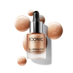 ICONIC LONDON Illuminator bottle with dropper for precise glow application