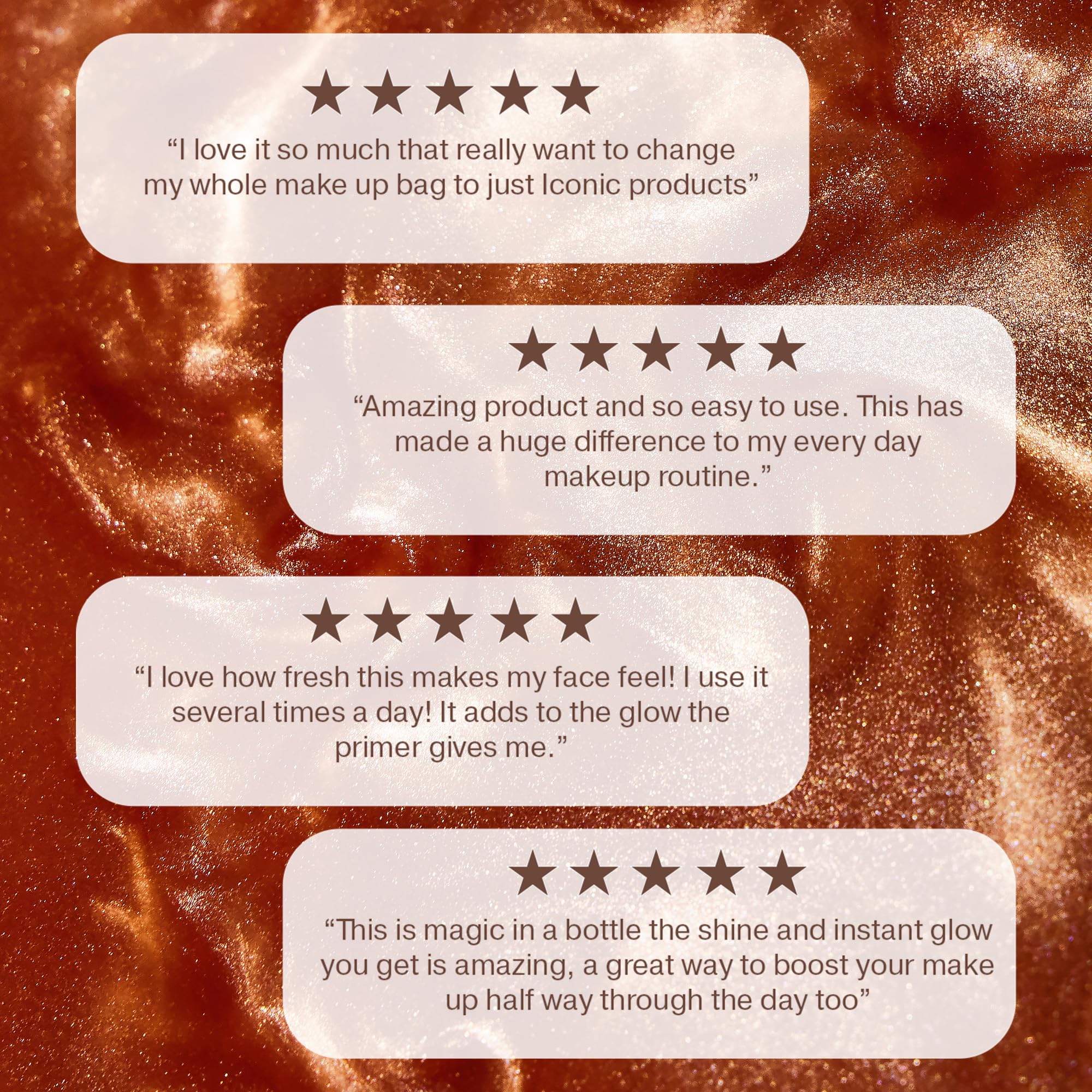 ICONIC LONDON Prep-Set-Glow cucumber and chamomile extracts close-up