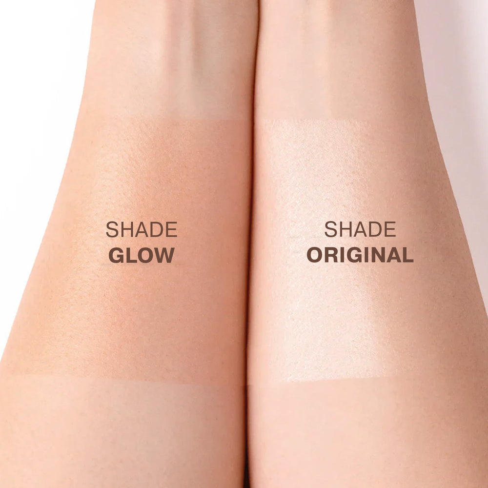 ICONIC LONDON Prep-Set-Glow setting a finished look with a gentle glow