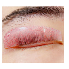 ICONSIAM hot pink Asian flat lash shield Step 1 for thorough lifting