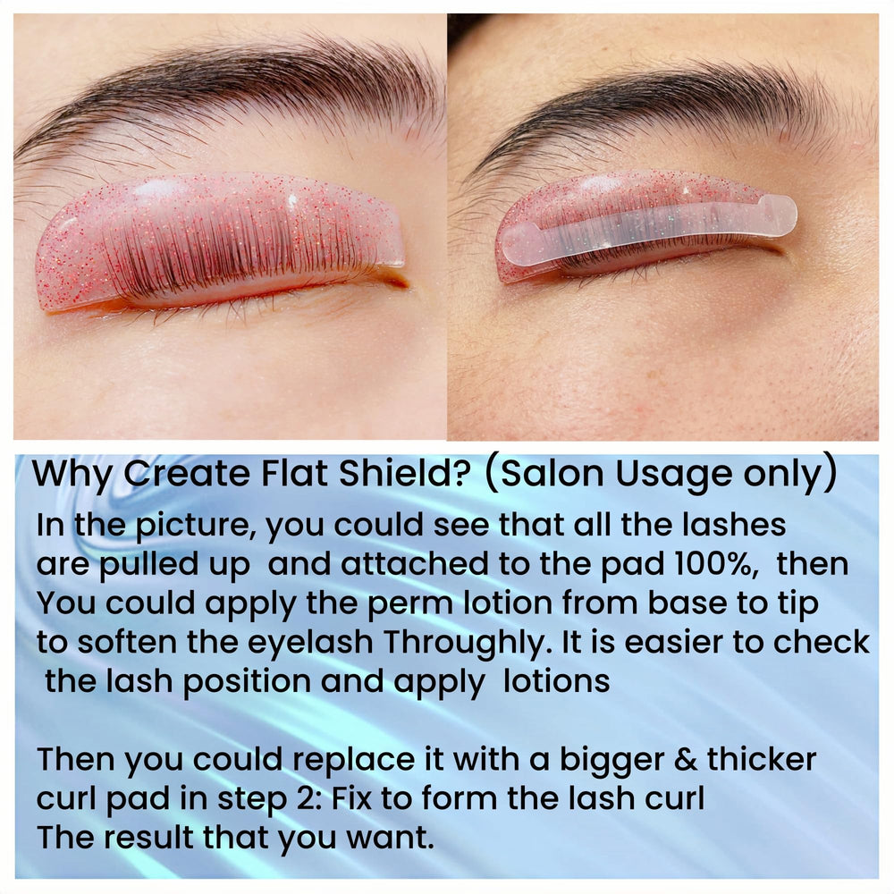 ICONSIAM ultra-thin glueless lash pad supports precise lift