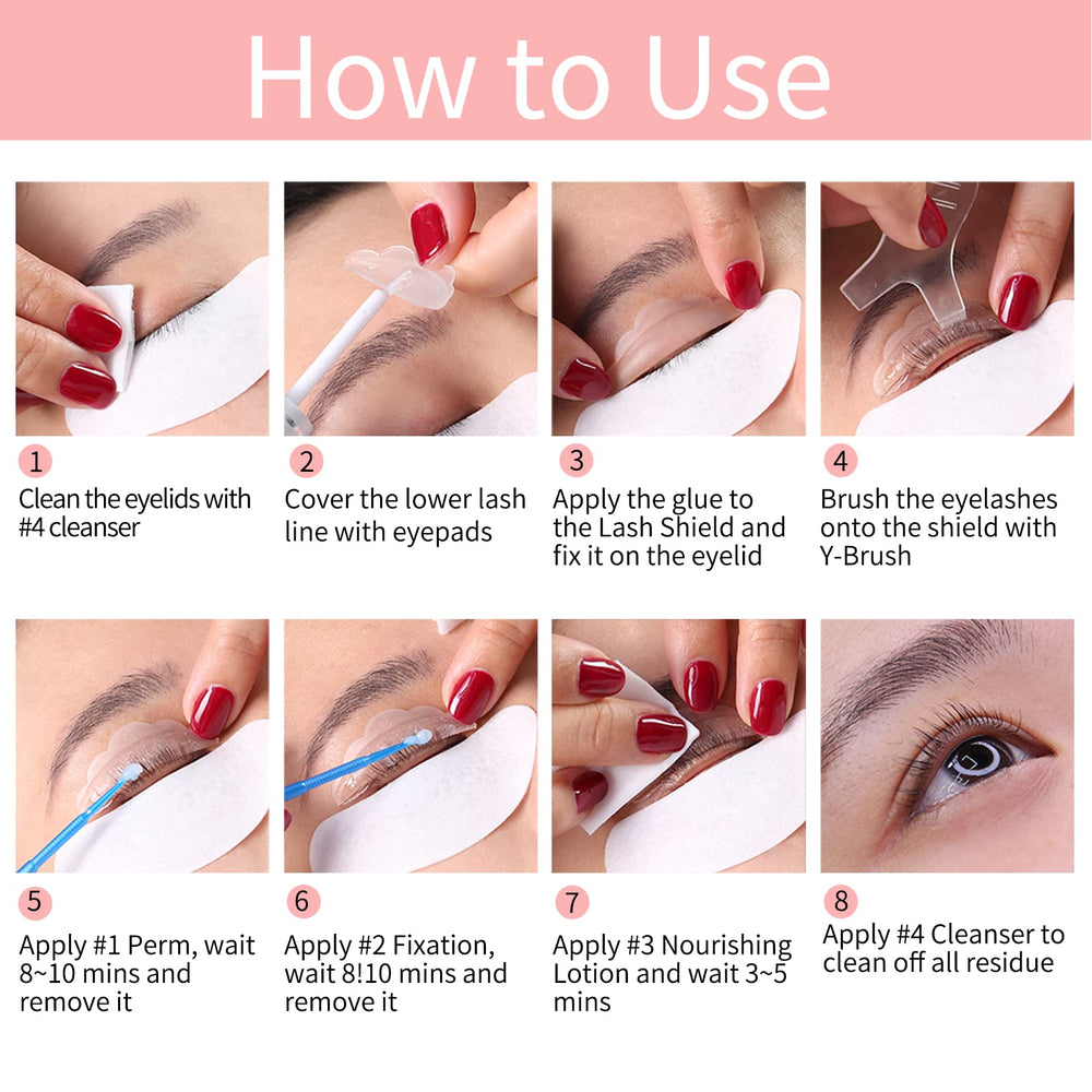 ICONSIGN Lash Lift Kit 2026 step-by-step guide supports at-home use.